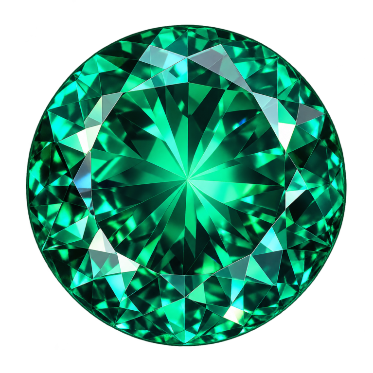 Hydrothermal Green Quartz, Round
