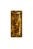 Hydrothermal Smoky Quartz, Baguette