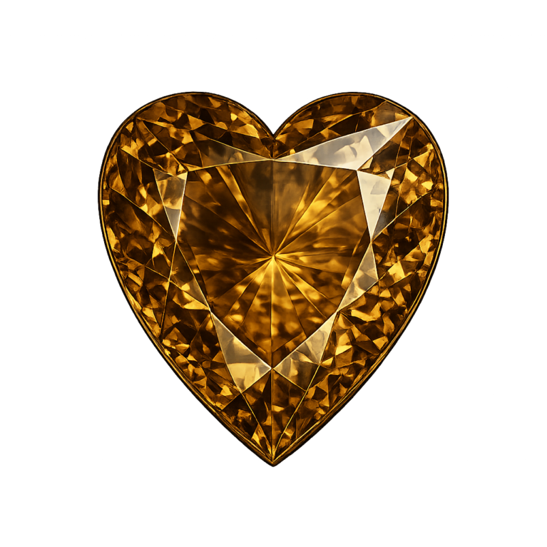 Hydrothermal Smoky Quartz, Heart