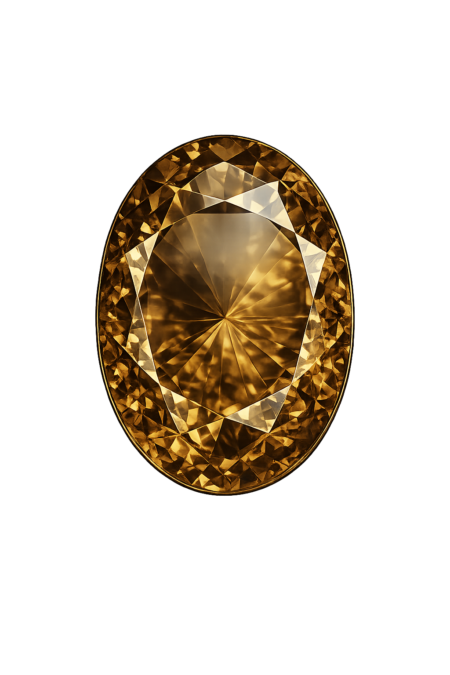 Hydrothermal Smoky Quartz, Oval