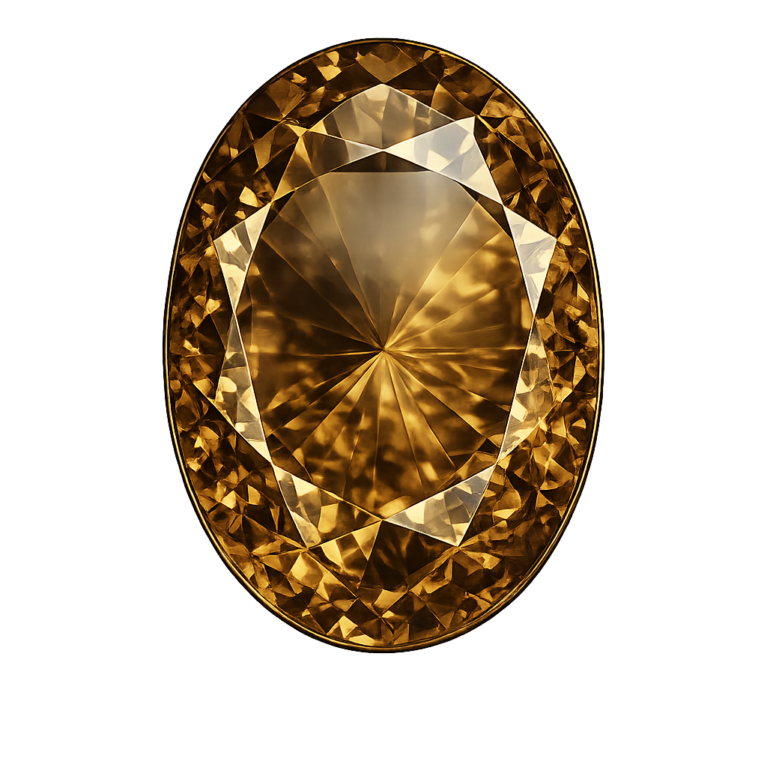 Hydrothermal Smoky Quartz, Oval