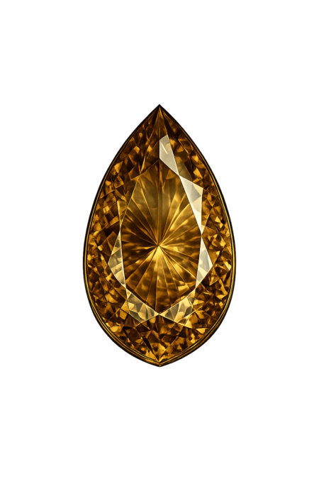 Hydrothermal Smoky Quartz, Pear