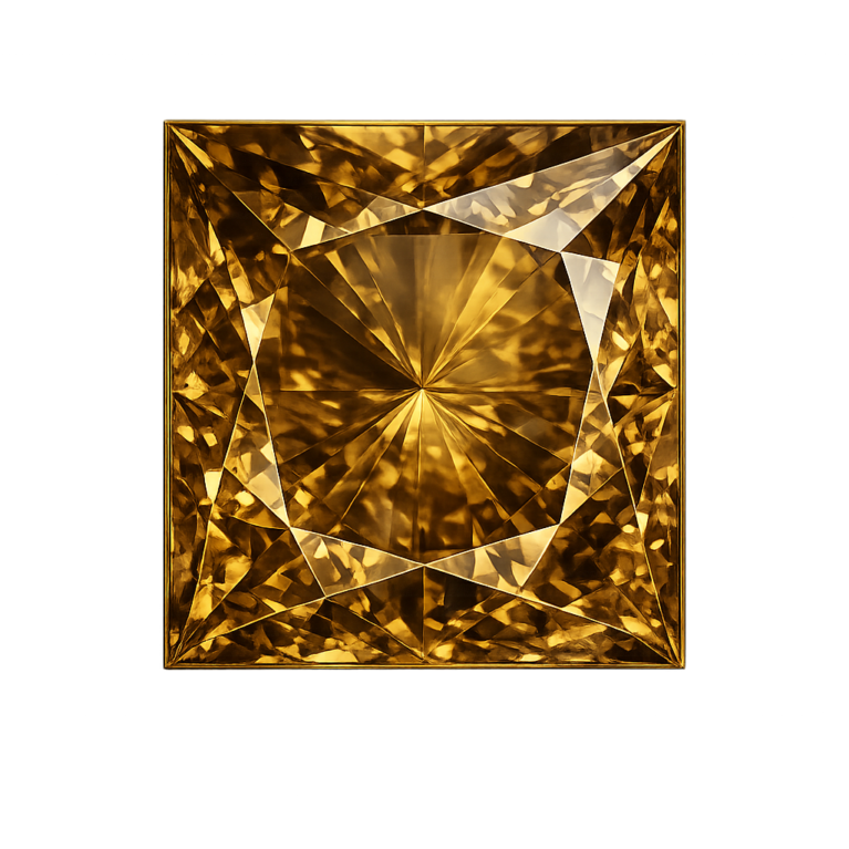 Hydrothermal Smoky Quartz, Square