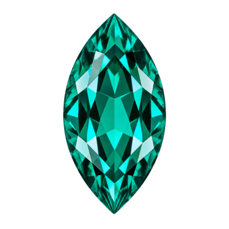 Hydrothermal Emerald, Marquise