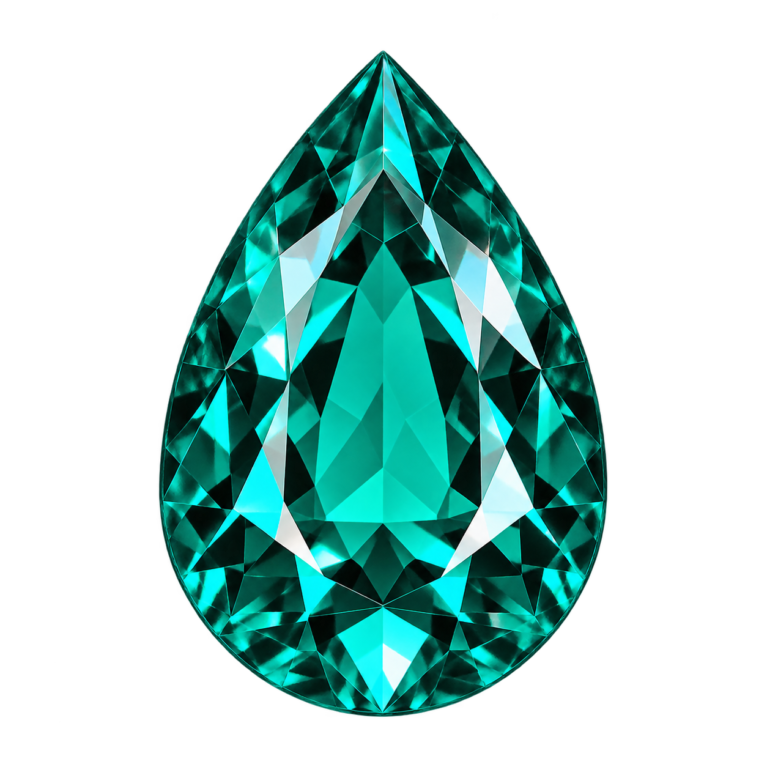 Hydrothermal Emerald, Pear