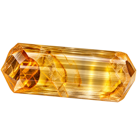 Rough Hydrothermal Quartz Yellow Citrine Light