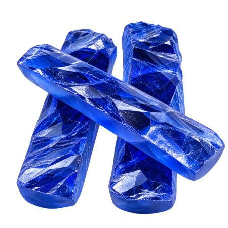 Rough Synthetic Blue Sapphire #32
