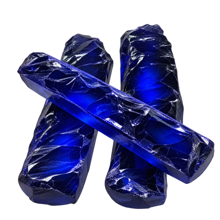 Rough Synthetic Blue Sapphire #34