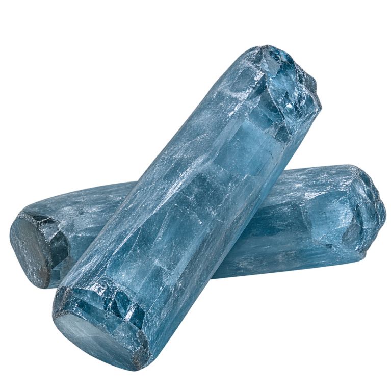 Rough Synthetic Deep Aquamarine #106