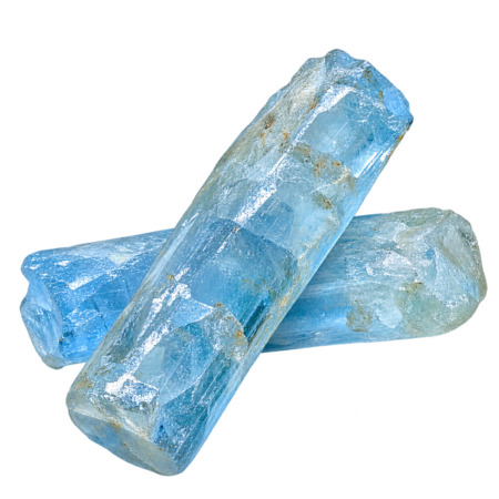 Rough Synthetic Light Aquamarine #107