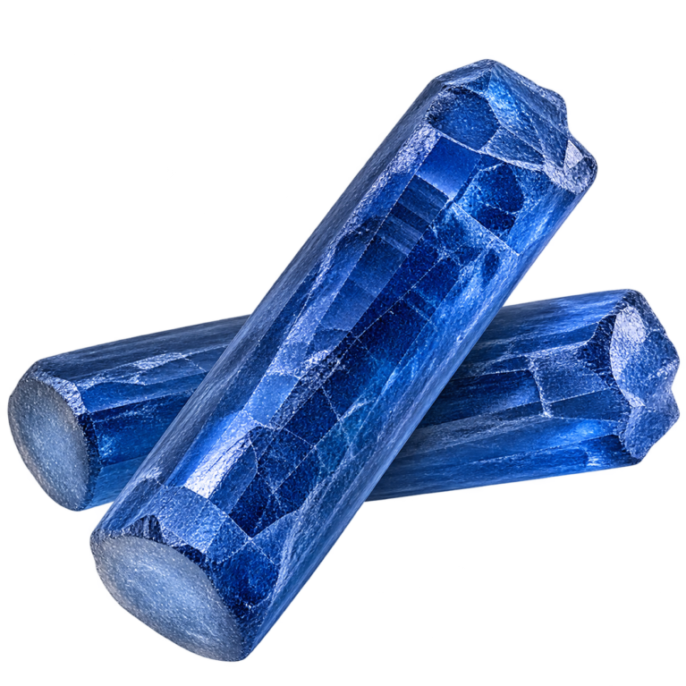 Rough Synthetic Light Blue Spinel #112