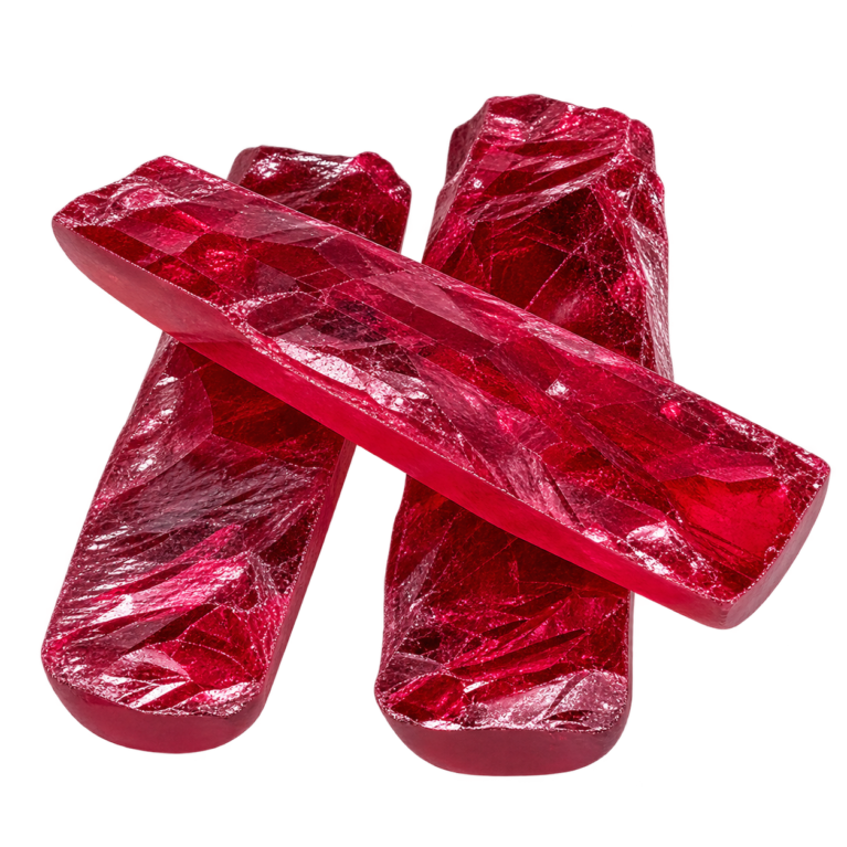 Rough Synthetic Red Ruby #4