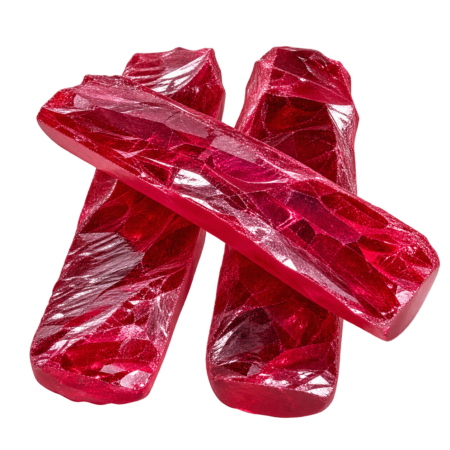 Rough Synthetic Red Ruby #5