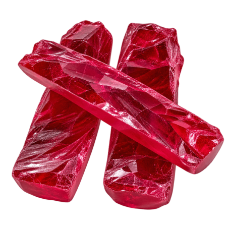 Rough Synthetic Red Ruby #7