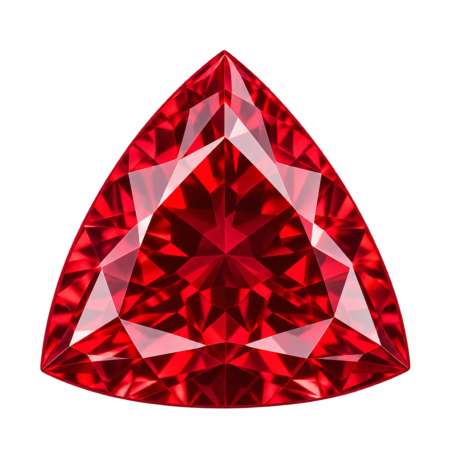 Hydrothermal Red Ruby, Trillion